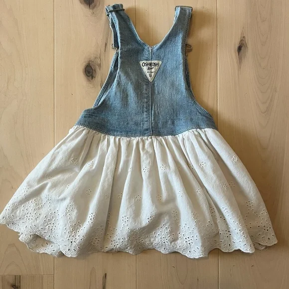 OshKosh B'gosh Blue and White Kids Dress - Picture 3 of 7